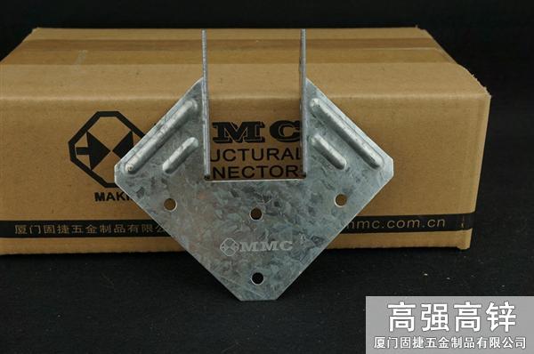 飓风卡件-菱形连接件-抗风构件-龙骨与横梁连接件-木屋金属连接件